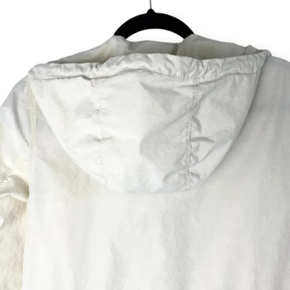 Columbia Off White / Cream Zip Up Hooded Jacket with Waist Drawstring - Picture 4 of 13